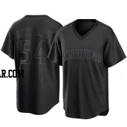 Sean Reynolds Men's San Diego Padres Black Replica Pitch Fashion Jersey