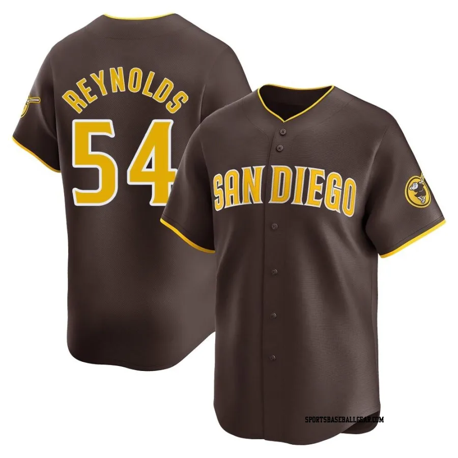 Sean Reynolds Men's San Diego Padres Brown Limited Away Jersey