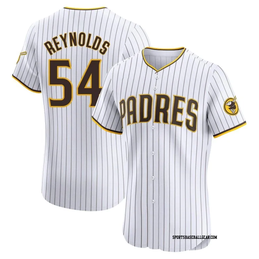 Sean Reynolds Men's San Diego Padres White Elite Home Jersey