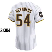 Sean Reynolds Men's San Diego Padres White Elite Home Patch Jersey