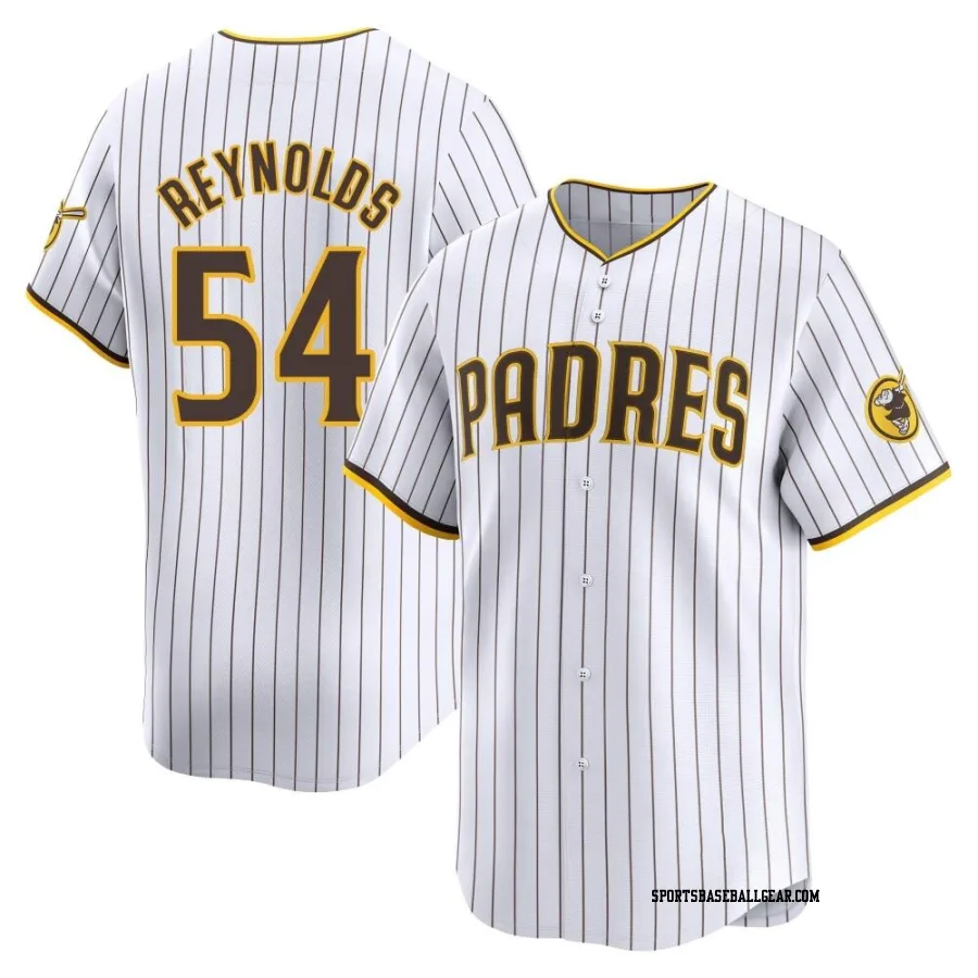 Sean Reynolds Men's San Diego Padres White Limited Home Jersey