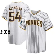 Sean Reynolds Men's San Diego Padres White Replica 2024 World Tour Seoul Series Home Jersey