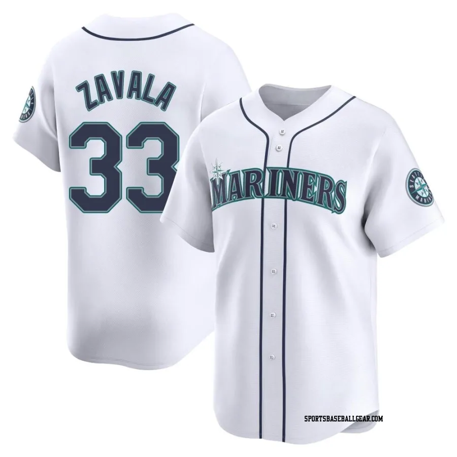 Seby Zavala Youth Seattle Mariners White Limited Home Jersey