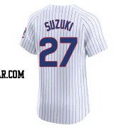 Seiya Suzuki Men's Chicago Cubs White Elite Home Jersey