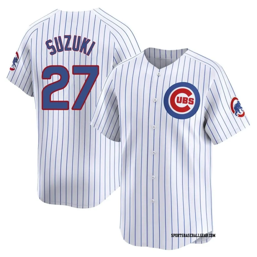 Seiya Suzuki Men's Chicago Cubs White Limited Home Jersey