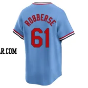 Sem Robberse Men's St. Louis Cardinals Light Blue Limited Cooperstown Collection Jersey