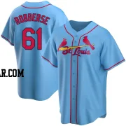 Sem Robberse Men's St. Louis Cardinals Light Blue Replica Alternate Jersey