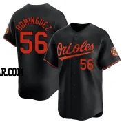 Seranthony Dominguez Men's Baltimore Orioles Black Limited Alternate Jersey