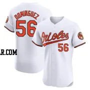 Seranthony Dominguez Men's Baltimore Orioles White Elite Home Jersey