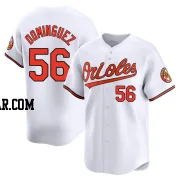 Seranthony Dominguez Men's Baltimore Orioles White Limited Home Jersey