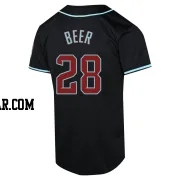 Seth Beer Men's Arizona Diamondbacks Black Limited Alternate Jersey