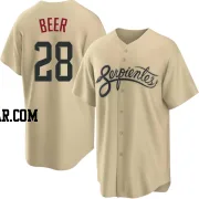 Seth Beer Men's Arizona Diamondbacks Gold Replica 2021 City Connect Cool Base Jersey