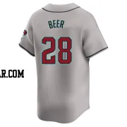 Seth Beer Men's Arizona Diamondbacks Gray Limited Away Jersey