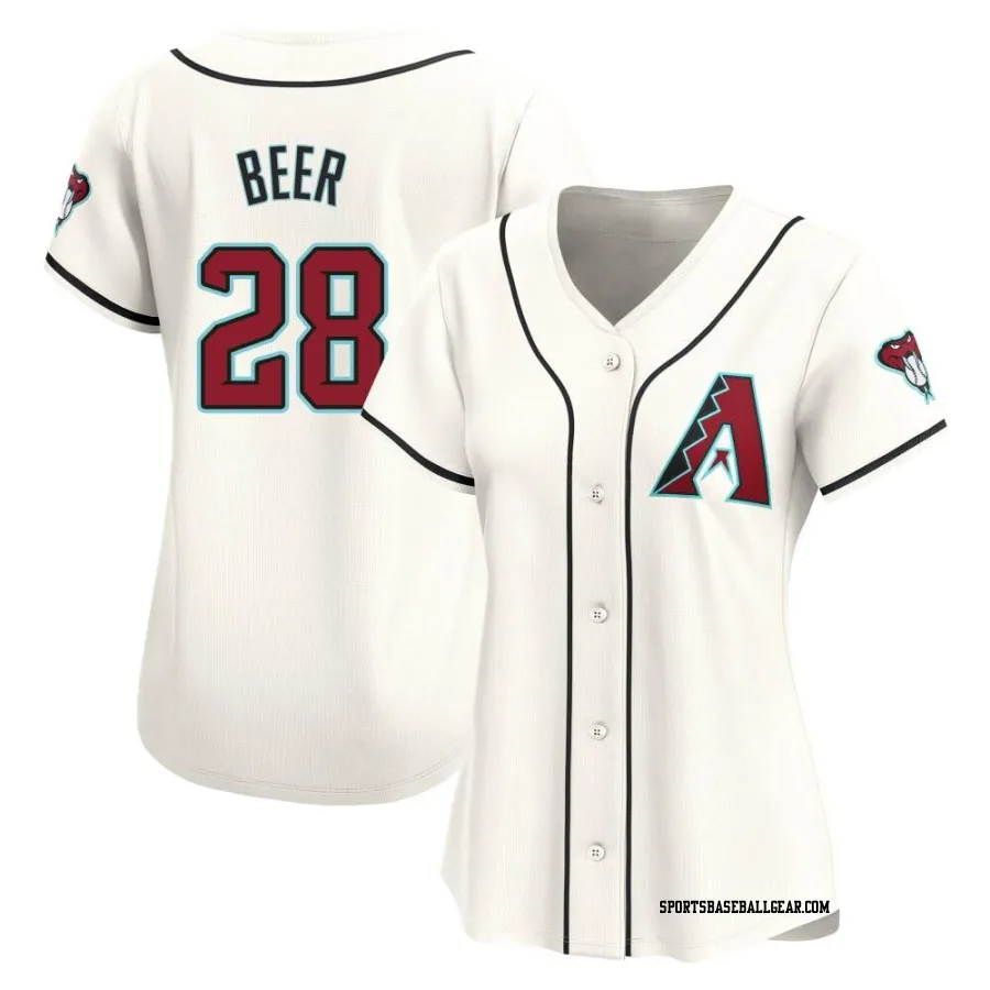 Seth Beer Women's Arizona Diamondbacks White Limited Home Jersey