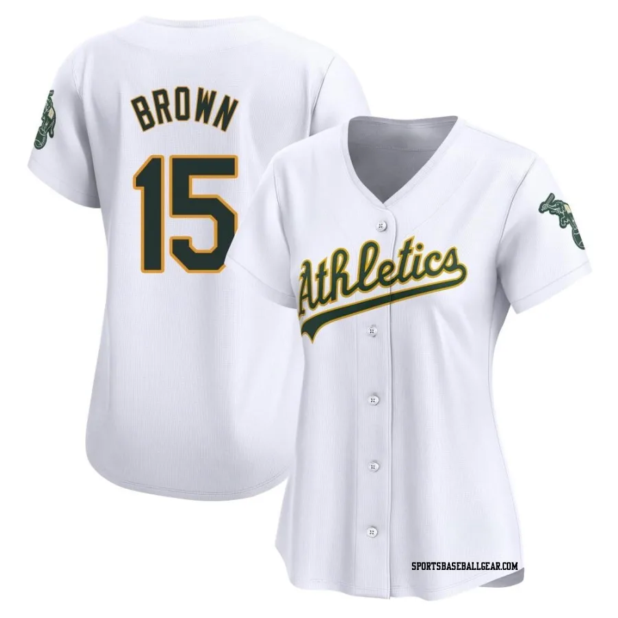 Seth Brown Women's Oakland Athletics White Limited Home Jersey