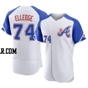 Seth Elledge Men's Atlanta Braves White Authentic 2023 City Connect Jersey