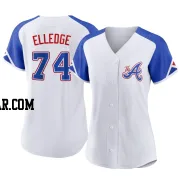 Seth Elledge Women's Atlanta Braves White Authentic 2023 City Connect Jersey