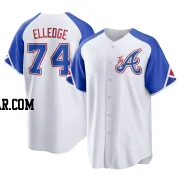 Seth Elledge Youth Atlanta Braves White Replica 2023 City Connect Jersey