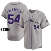 Seth Halvorsen Youth Colorado Rockies Gray Limited Road Jersey