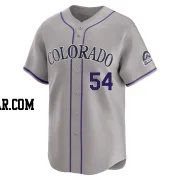 Seth Halvorsen Youth Colorado Rockies Gray Limited Road Jersey