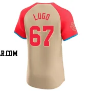 Seth Lugo Men's Kansas City Royals Cream Elite American League 2024 All-Star Game Jersey