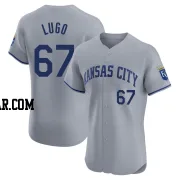 Seth Lugo Men's Kansas City Royals Gray Elite Road Jersey