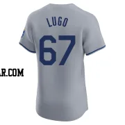 Seth Lugo Men's Kansas City Royals Gray Elite Road Jersey