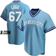 Seth Lugo Men's Kansas City Royals Light Blue Replica Road Cooperstown Collection Jersey