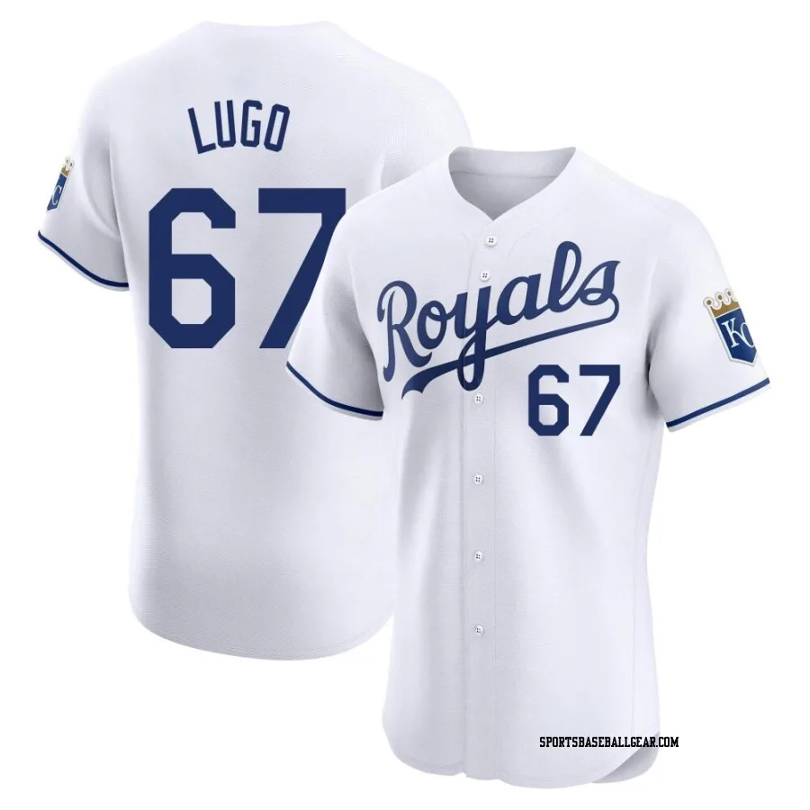 Seth Lugo Men's Kansas City Royals White Elite Home Jersey