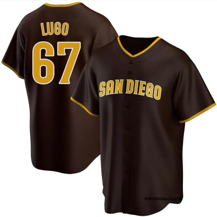 Seth Lugo Men's San Diego Padres Brown Replica Road Jersey