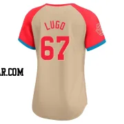 Seth Lugo Women's Kansas City Royals Cream Limited American League 2024 All-Star Game Jersey