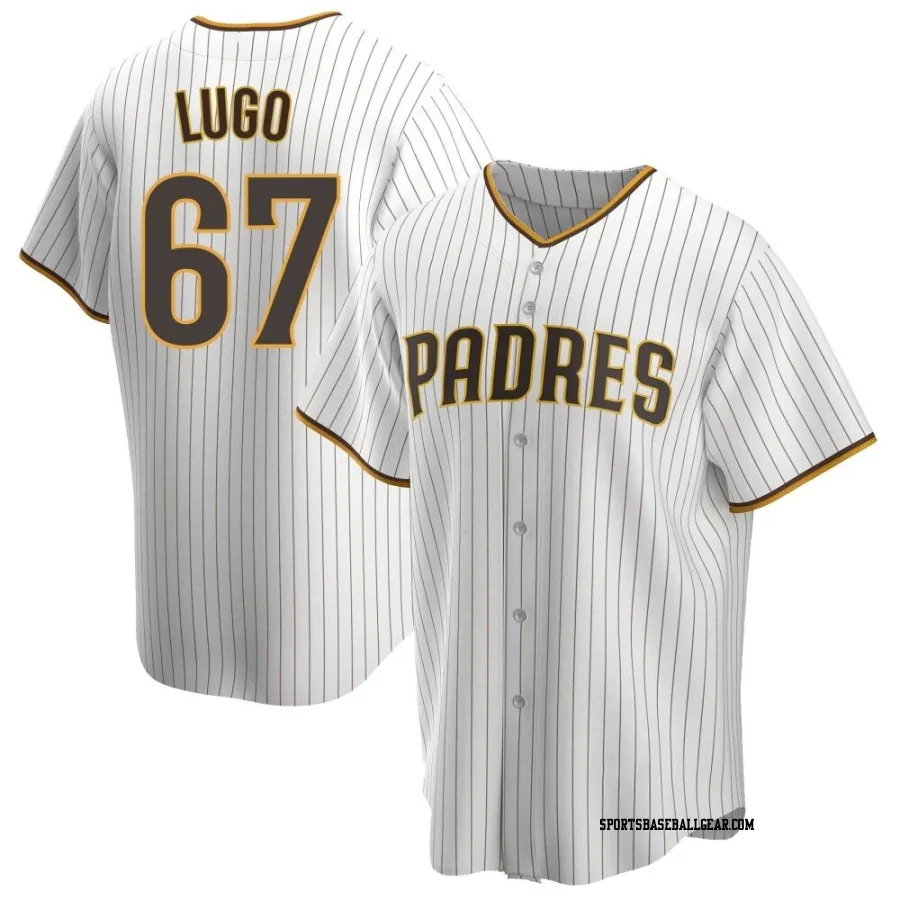 Seth Lugo Youth San Diego Padres White/Brown Replica Home Jersey