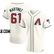 Seth Martinez Men's Arizona Diamondbacks Cream Elite Home Patch Jersey