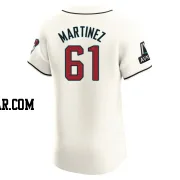 Seth Martinez Men's Arizona Diamondbacks Cream Elite Home Patch Jersey