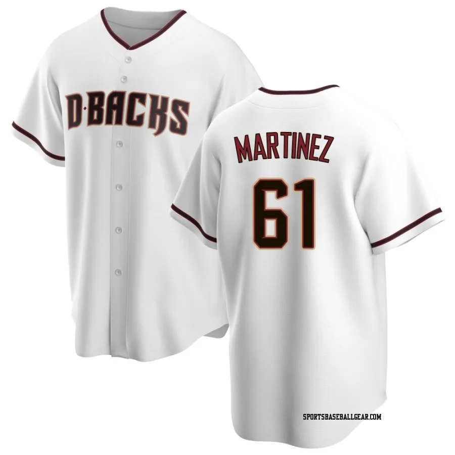 Seth Martinez Men's Arizona Diamondbacks White Replica Home Jersey