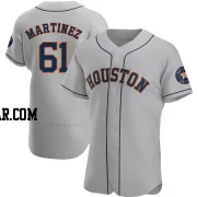 Seth Martinez Men's Houston Astros Gray Authentic Road Jersey