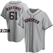 Seth Martinez Men's Houston Astros Gray Replica Road Jersey