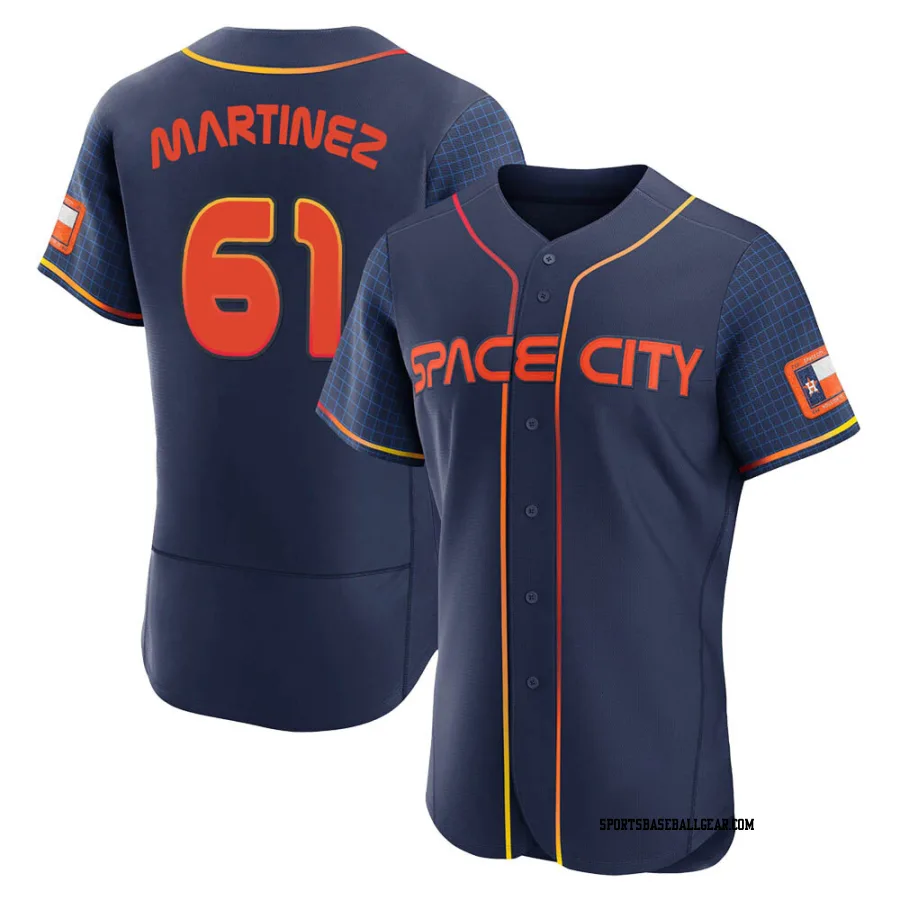 Seth Martinez Men's Houston Astros Navy Authentic 2022 City Connect Jersey