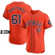 Seth Martinez Men's Houston Astros Orange Elite Alternate Vapor Premier Jersey