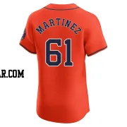 Seth Martinez Men's Houston Astros Orange Elite Alternate Vapor Premier Jersey