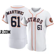 Seth Martinez Men's Houston Astros White Authentic 2022 World Series Home Jersey