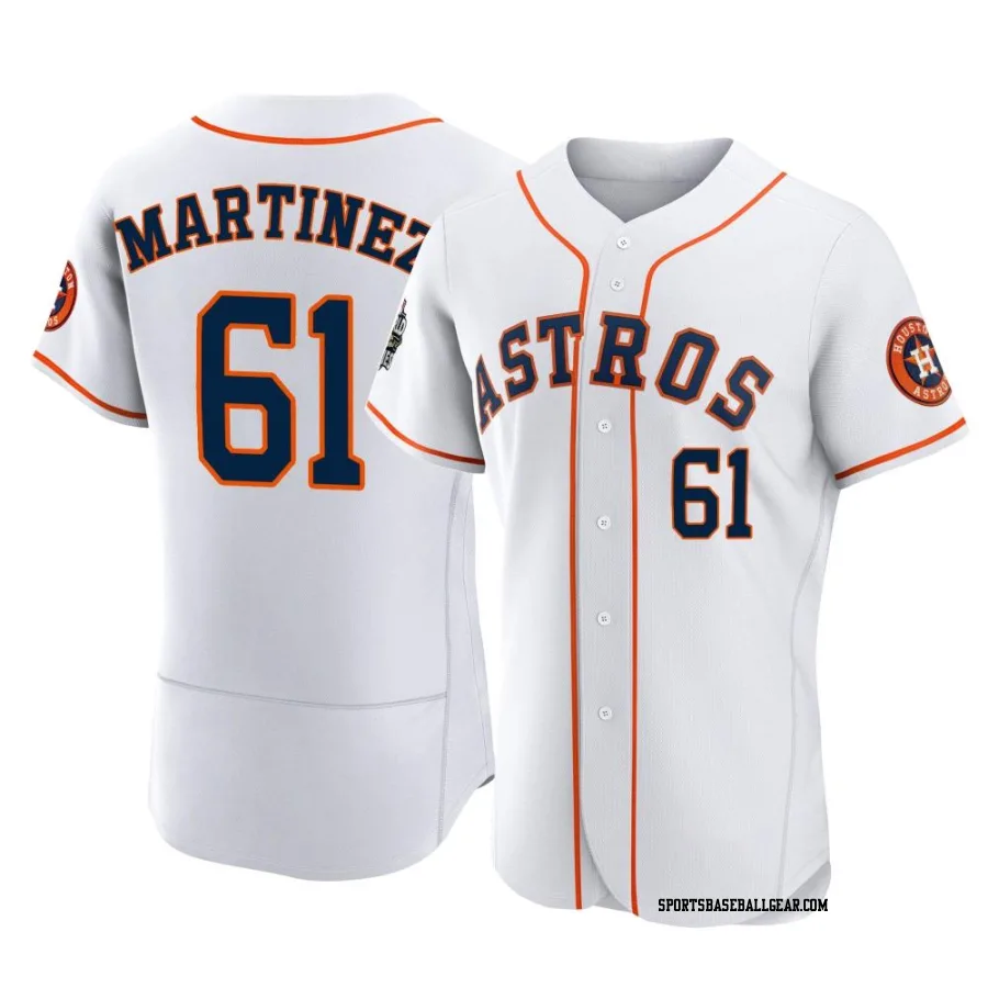 Seth Martinez Men's Houston Astros White Authentic 2022 World Series Home Jersey