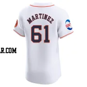 Seth Martinez Men's Houston Astros White Elite Home Patch Jersey