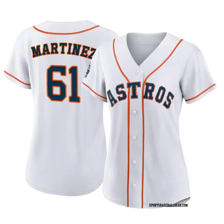 Seth Martinez Women's Houston Astros White Authentic 2022 World Series Home Jersey