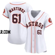 Seth Martinez Women's Houston Astros White Limited Home Jersey