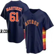 Seth Martinez Youth Houston Astros Navy Replica Alternate Jersey