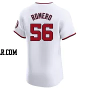 Seth Romero Men's Washington Nationals White Elite Home Jersey