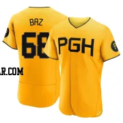 Shane Baz Men's Pittsburgh Pirates Gold Authentic 2023 City Connect Jersey