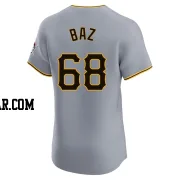 Shane Baz Men's Pittsburgh Pirates Gray Elite Road Jersey