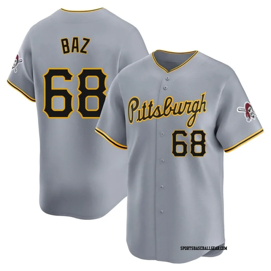 Shane Baz Men's Pittsburgh Pirates Gray Limited Away Jersey